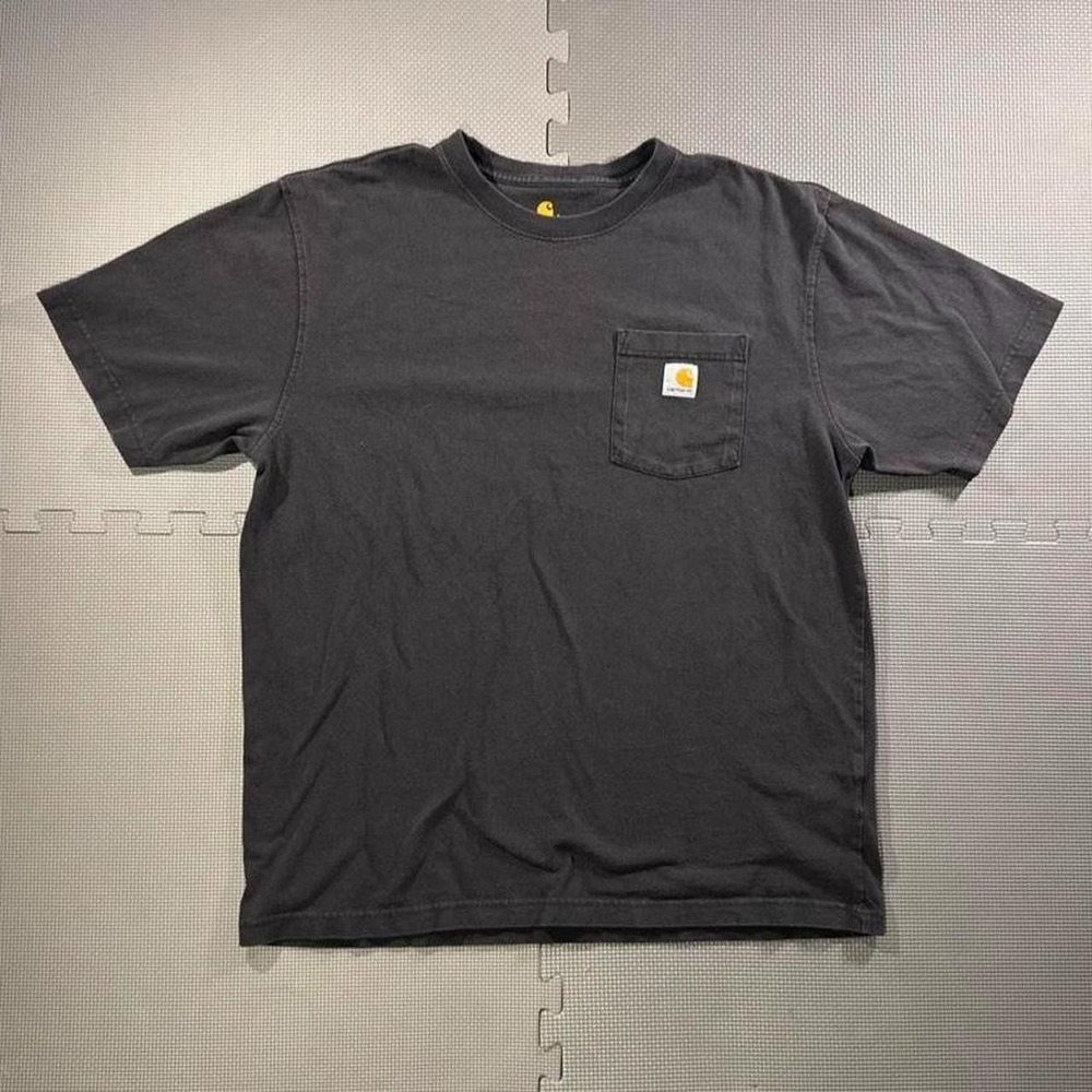 Carhartt Heavyweight Short Sleeve Pocket T-Shirt Faded Black Mens Large Original